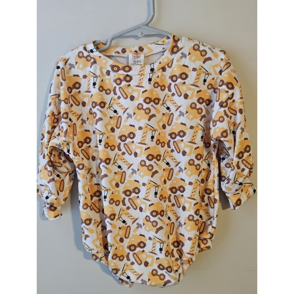 Bubble Bodysuiit 18M Long Sleeve Elastic Bottom Unisex USA